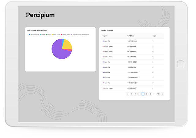 Live cloud data governance in Percipium