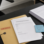 Documents being used to collect data